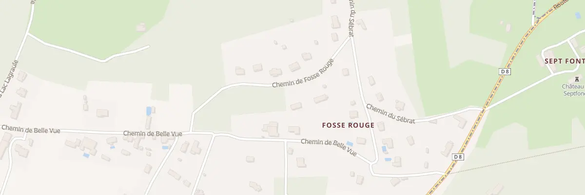 Plan du 8 Che de Fosse Rouge à Champcevinel