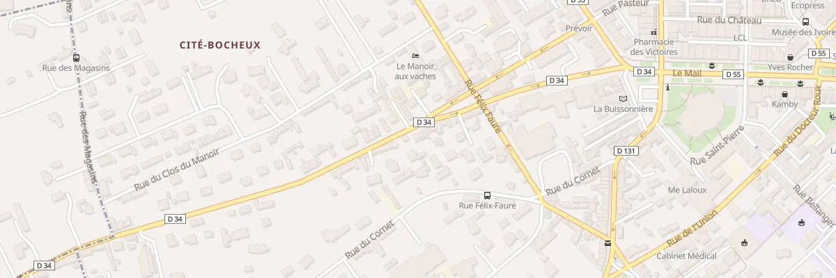 Plan du 35 Rue du Couvent à Yvetot