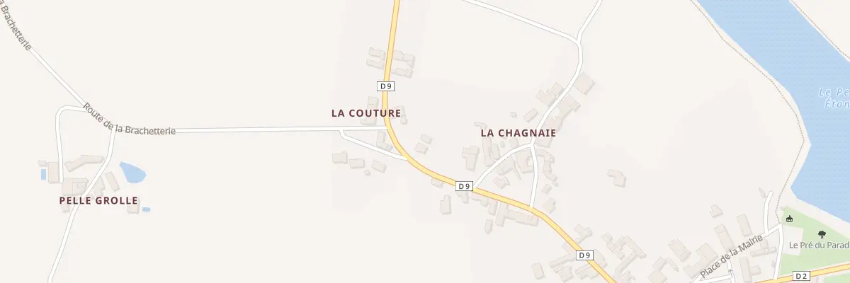 Plan du 22 Rte de Châtellerault à La Puye