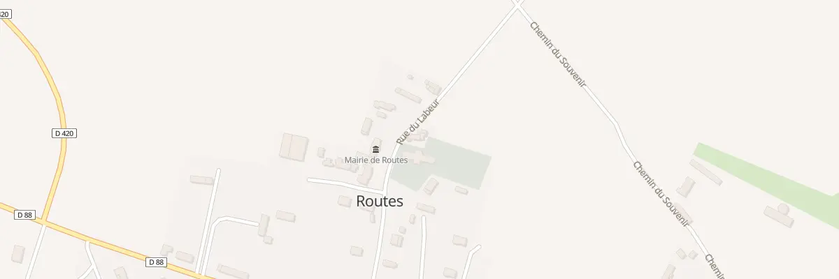 Plan du 180 Rue du Labeur à Routes