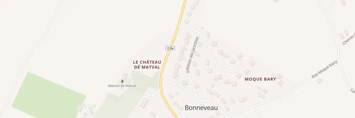 Plan du 14 Imp des Jacinthes à Bonneveau