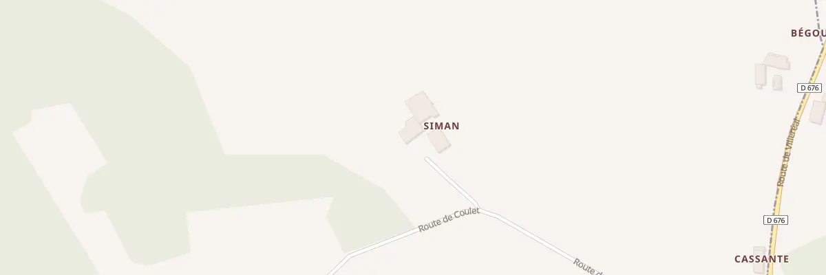 Plan du 1059 Rte de Coulet à Saint-Eutrope-de-Born