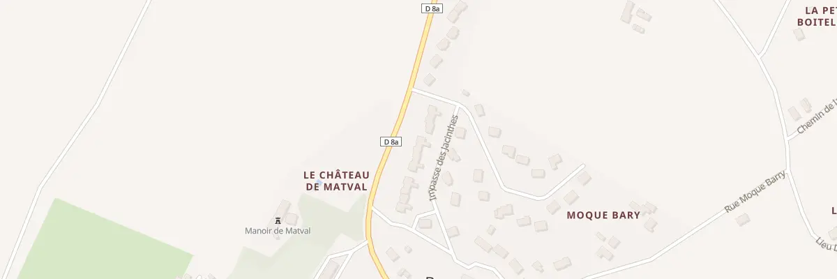 Plan du 8 Imp des Jacinthes à Bonneveau
