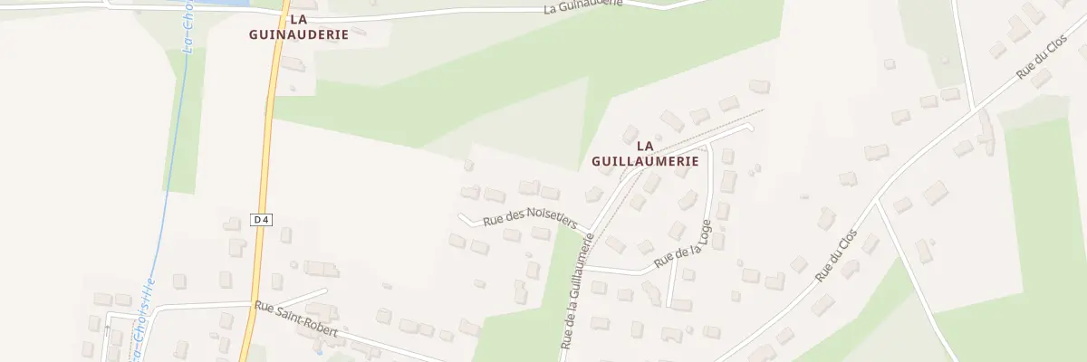 Plan du 2 Rue des Noisetiers à Nouzilly
