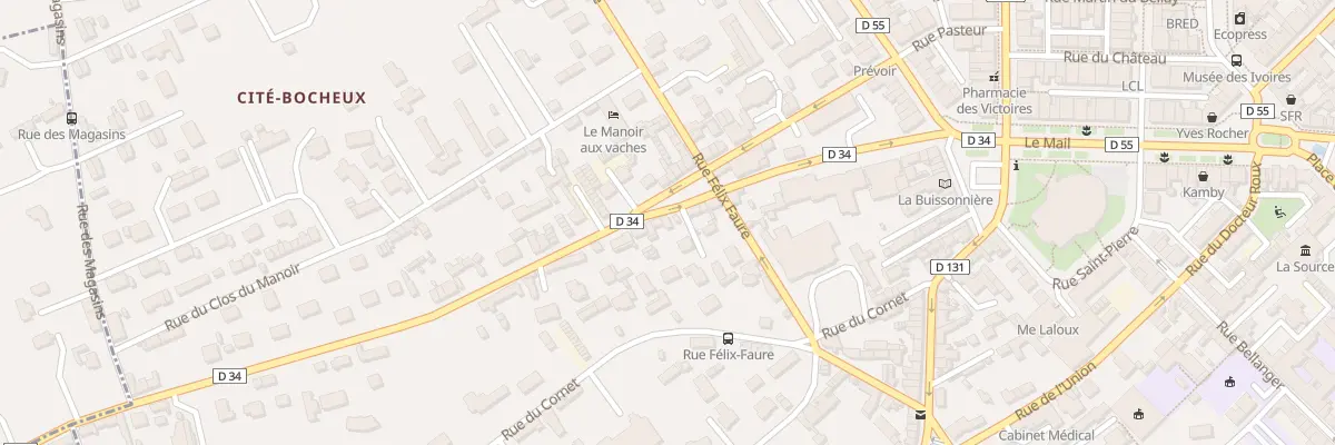 Plan du 25 Rue du Couvent à Yvetot