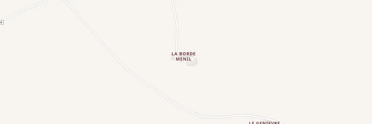 Plan du 5121 La Borde Menil à Berfay