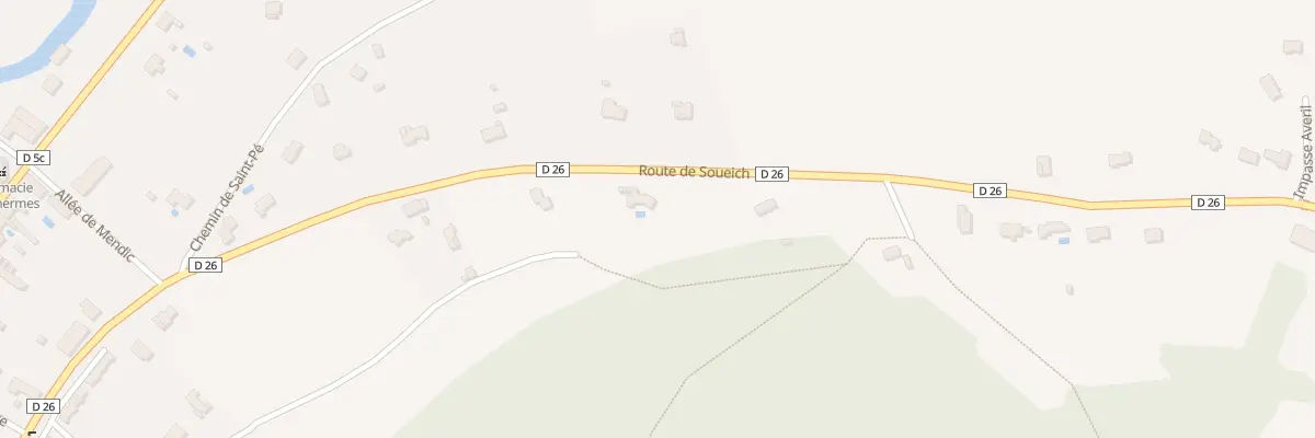 Plan du 400 Rte de Soueich à Encausse-les-Thermes