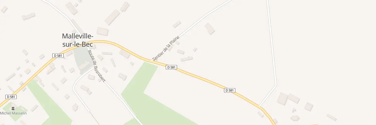 Plan du 257 Rte de la Mare Neuville à Malleville-sur-le-Bec