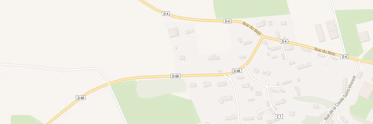 Plan du 222 Rue du Mont Grimm à Manneville-ès-Plains