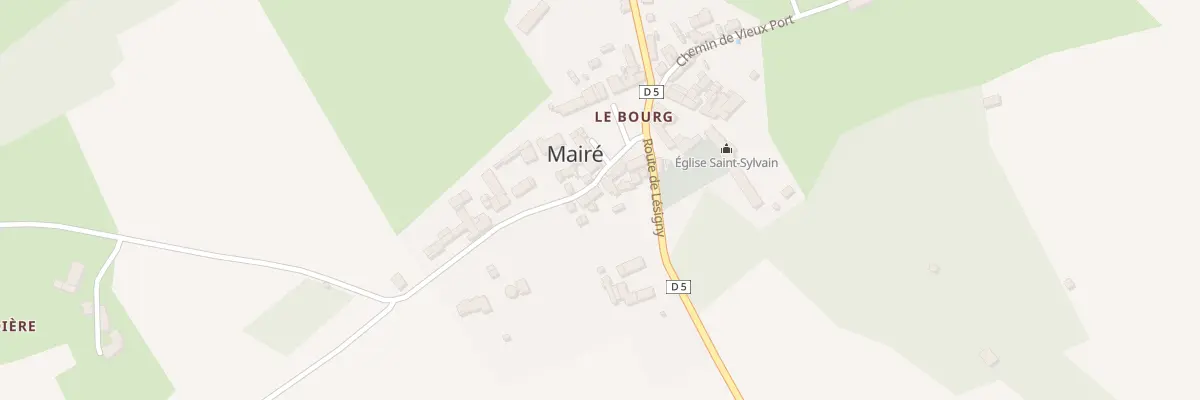 Plan du 7 Rte de Châtellerault à Mairé