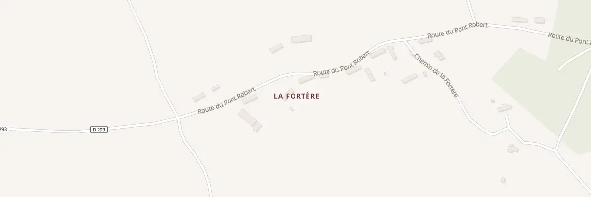 Plan de La Boutignere à Gournay-le-Guérin