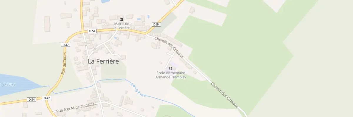 Plan du 1 Imp de l’Ecole à La Ferrière