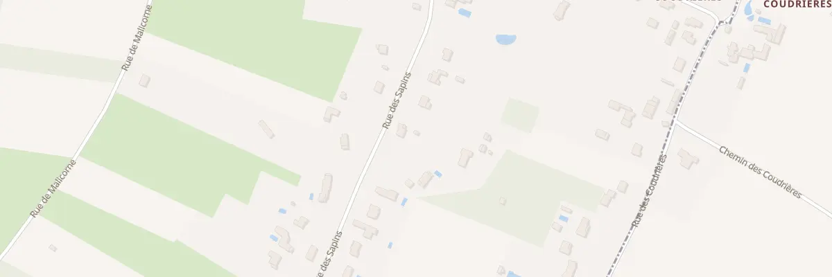 Plan du 24 Rue des Sapins à Veigné