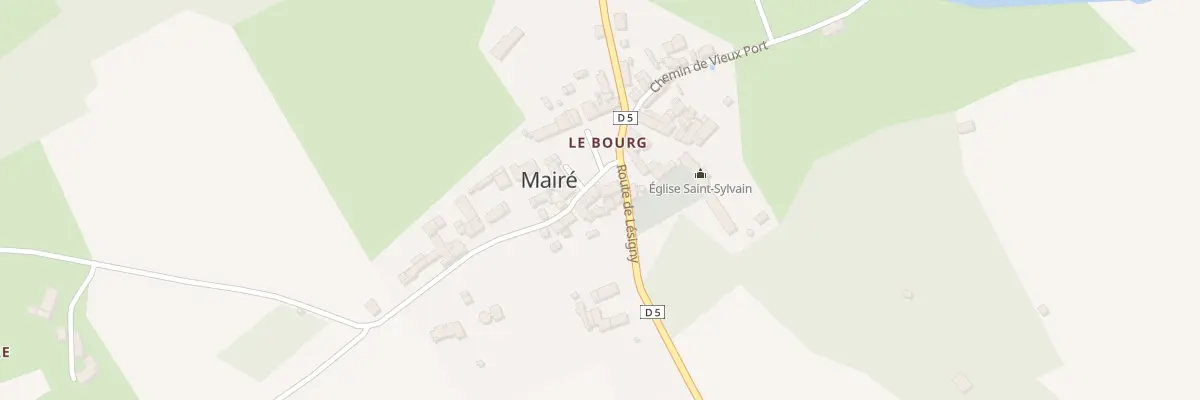 Plan du 3 Rte de Châtellerault à Mairé