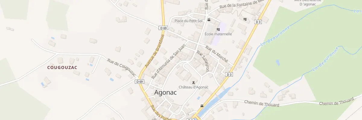 Plan du 4B Rue du Rocher à Agonac