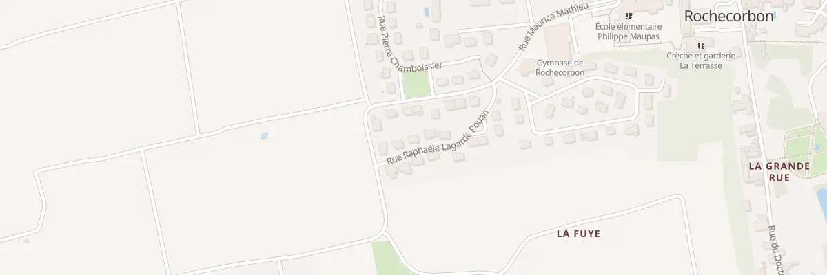 Plan du 8 Rue Raphael Lagarde-Pouan à Rochecorbon