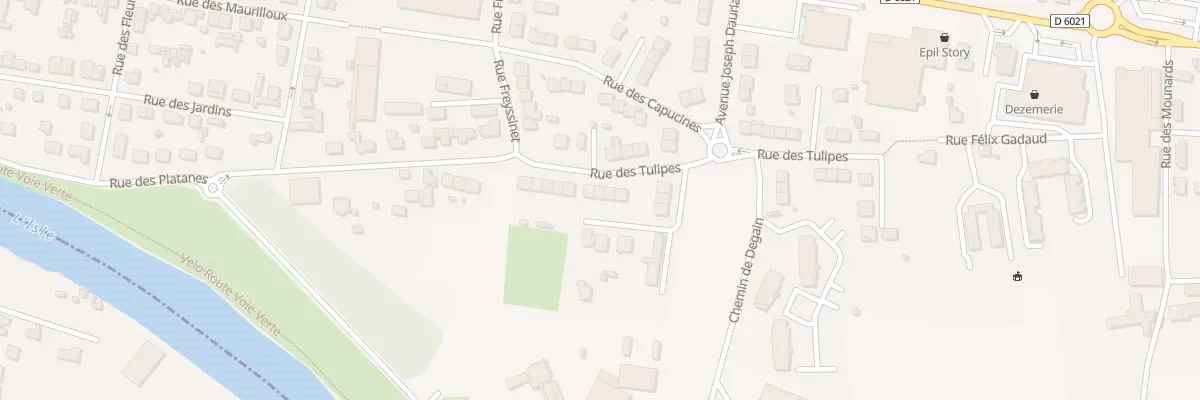 Plan du 22 Rue des Tulipes à Trélissac