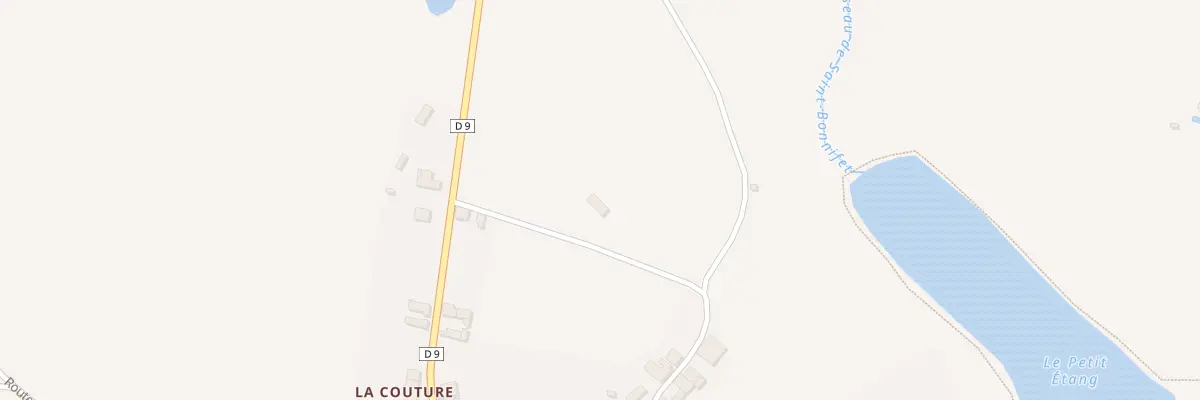 Plan du 36 Rte de Châtellerault à La Puye