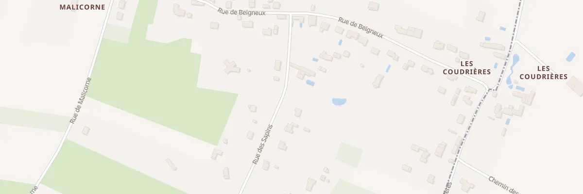 Plan du 8T Rue des Sapins à Veigné