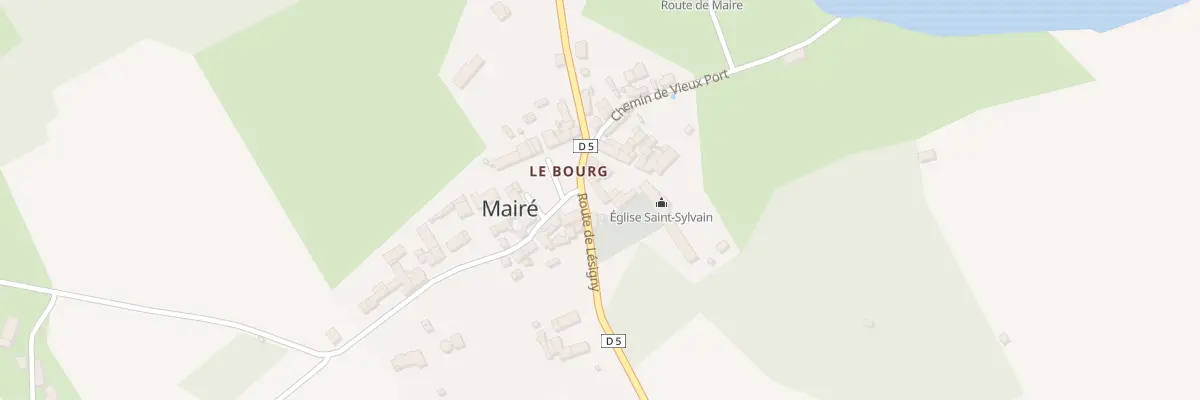 Plan du 1 Rte de Lésigny à Mairé