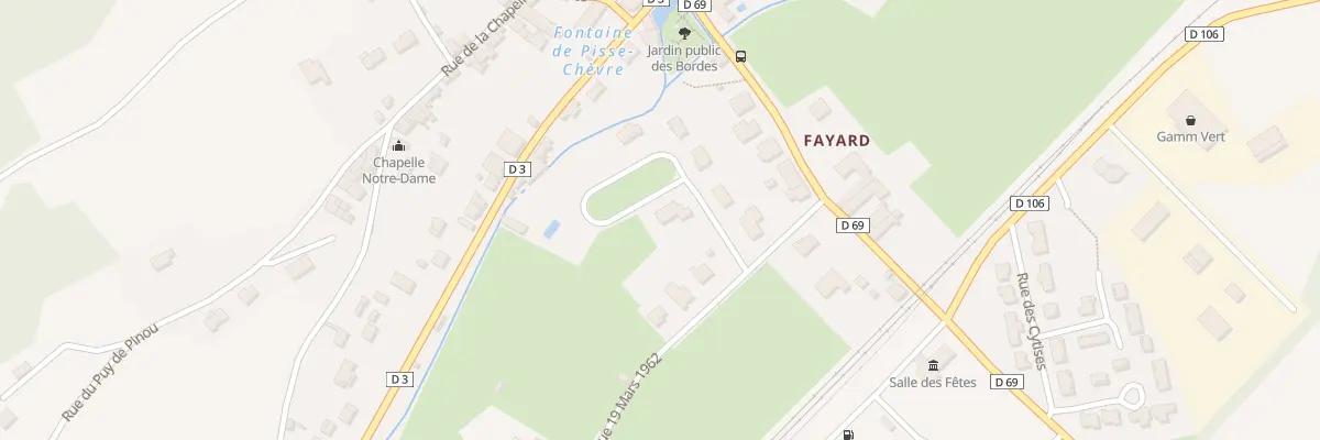 Plan du 1 Sq du Huit Mai 1945 à Agonac