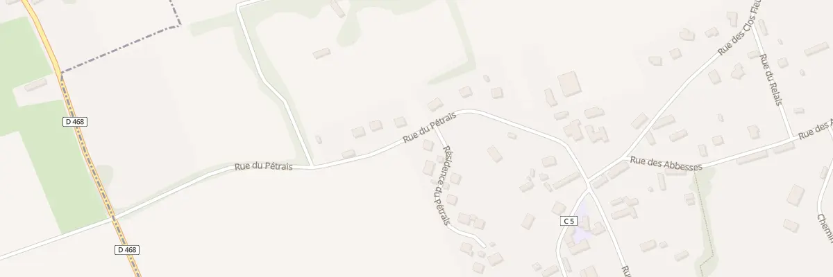 Plan du 1 Res du Petrais à Gueutteville-les-Grès