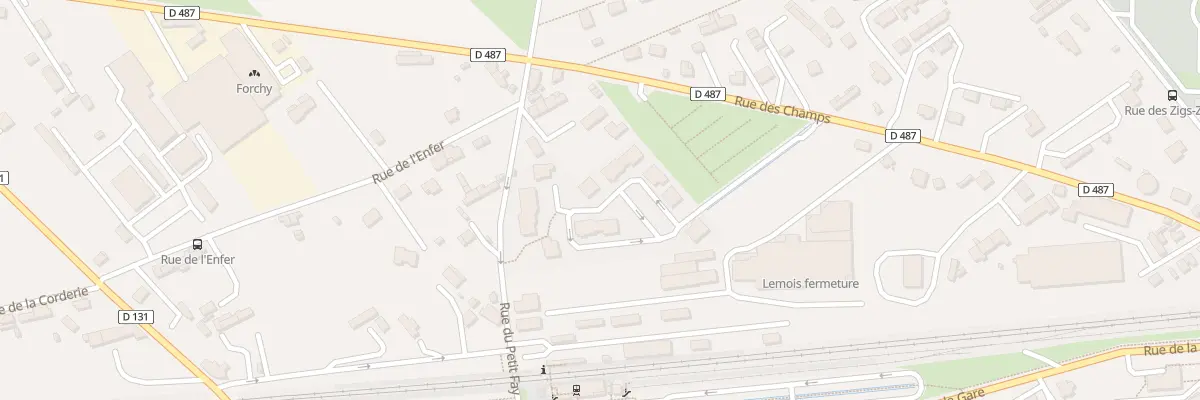 Plan du 27 Rue des Champs à Yvetot