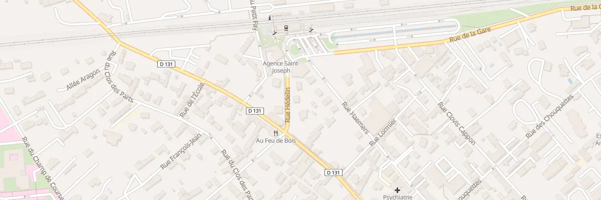Plan du 4 Rue Hedelin à Yvetot