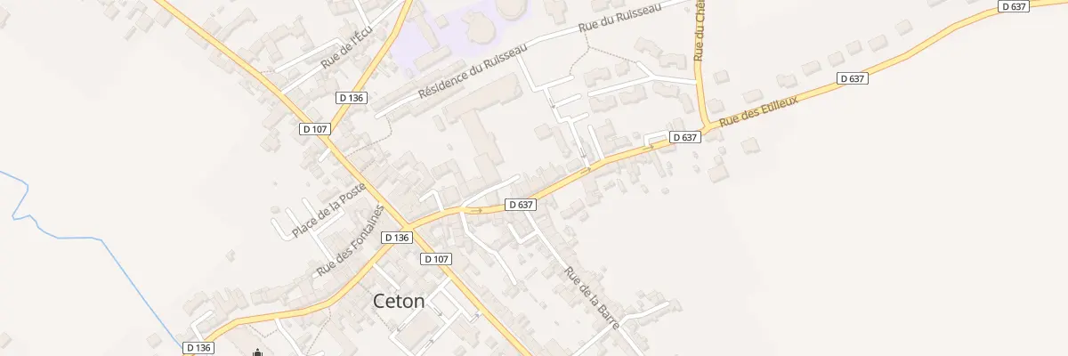 Plan du 6 Rue des Étilleux à Ceton