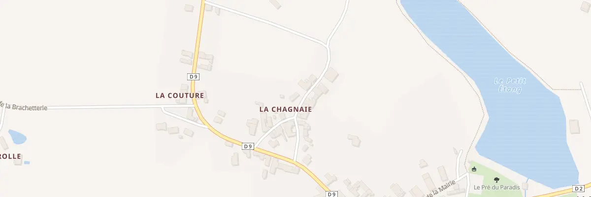 Plan du 11 Rue de la Chagnaie à La Puye