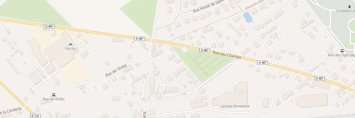 Plan du 43D Rue des Champs à Yvetot