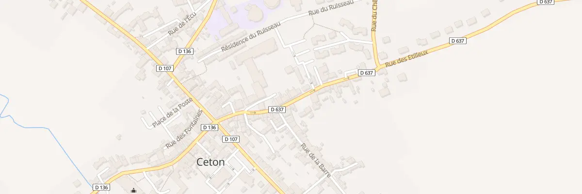 Plan du 8 Rue des Étilleux à Ceton