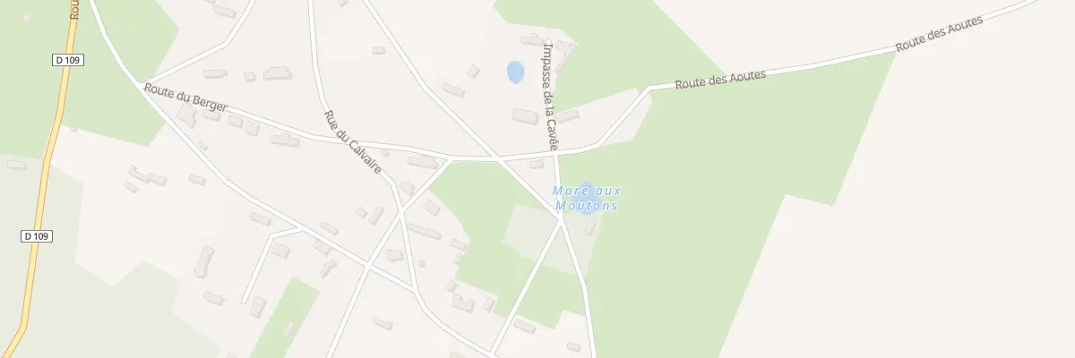 Plan du 1235 Rte des Aoutes à Hautot-l’Auvray