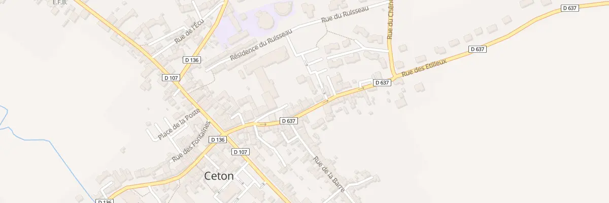 Plan du 10 Rue des Étilleux à Ceton