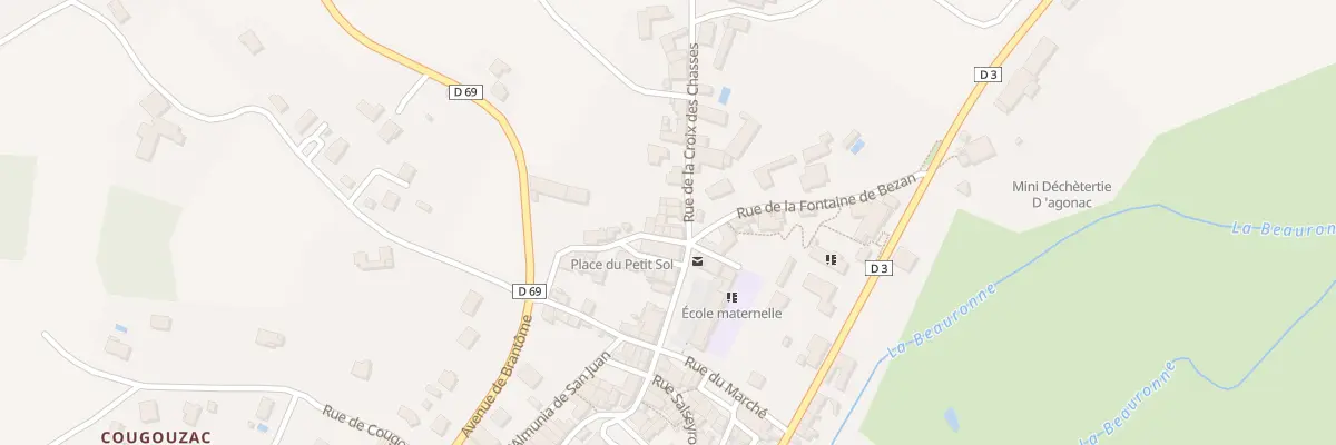 Plan du 7 Pl Saint-Roch à Agonac