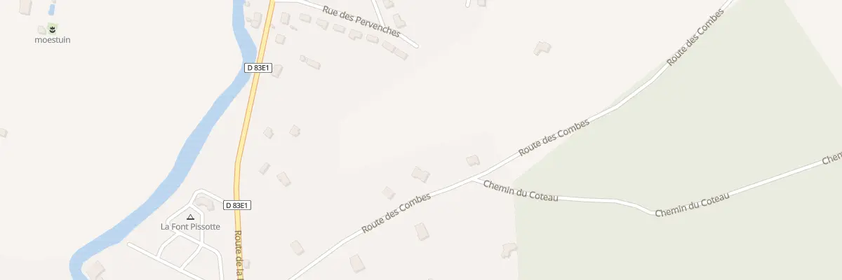 Plan du 267 Rte des Combes à Saint-Pardoux-la-Rivière