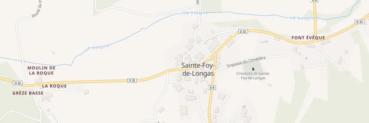 Plan du 56 Le Bourg à Sainte-Foy-de-Longas