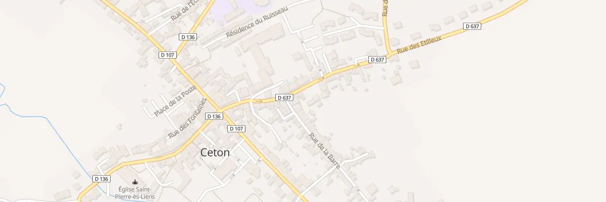 Plan du 1 Rue des Étilleux à Ceton