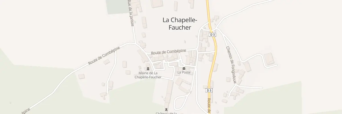 Plan du 85 Le Bourg à La Chapelle-Faucher