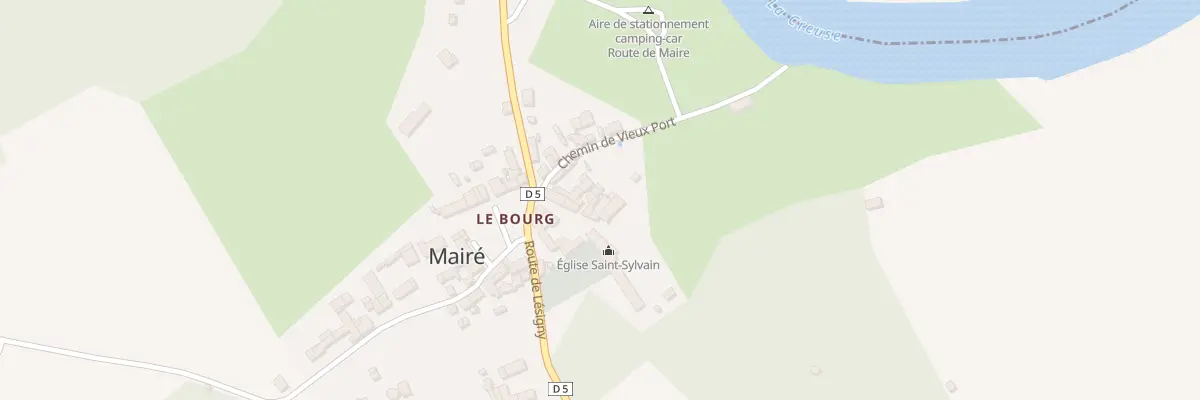 Plan du 5 Pl de l’Eglise à Mairé