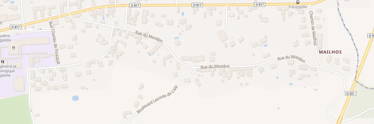 Plan du 33 Rue Mondon à Saint-Gaudens