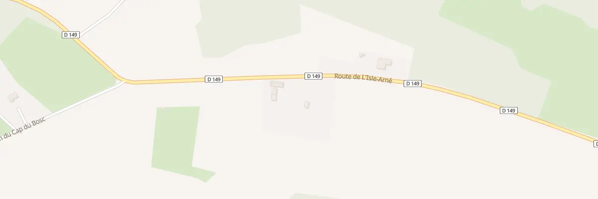 Plan du 1504 Rte de l’Isle-Arné à Lussan