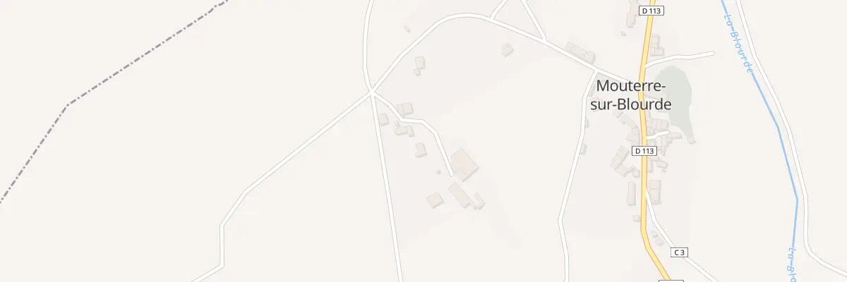 Plan du 3 Vge Chez Mondoneau à Mouterre-sur-Blourde