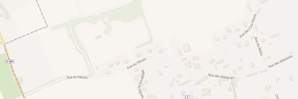 Plan du 154 Rue du Petrais à Gueutteville-les-Grès