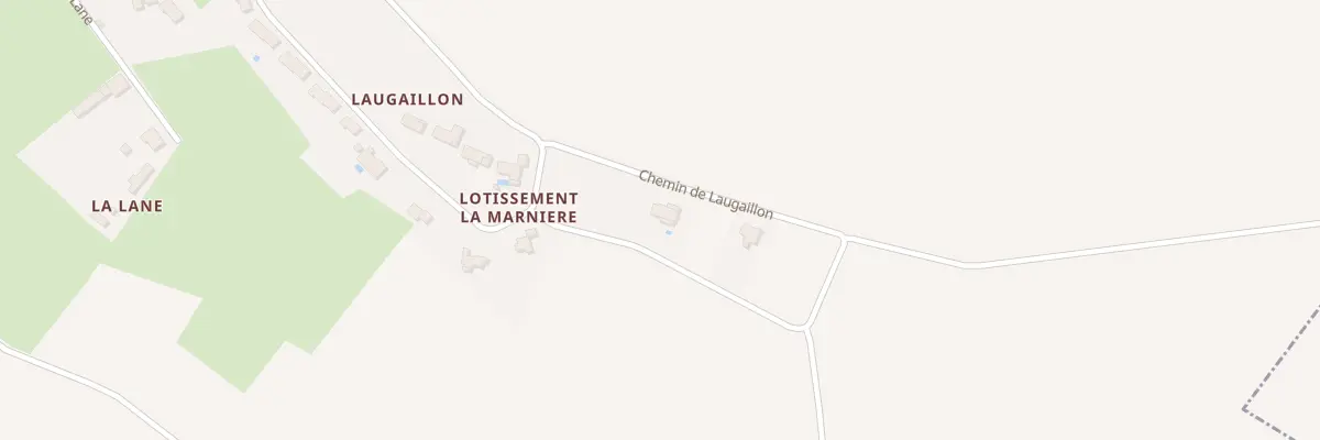 Plan du 5 Chem de Laugaillon à Ciadoux