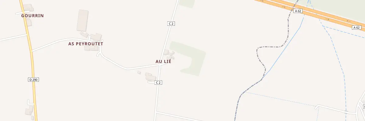Plan du 409 Che au Lie à Caudecoste
