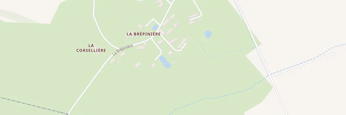 Plan de La Brepenniere au Louroux