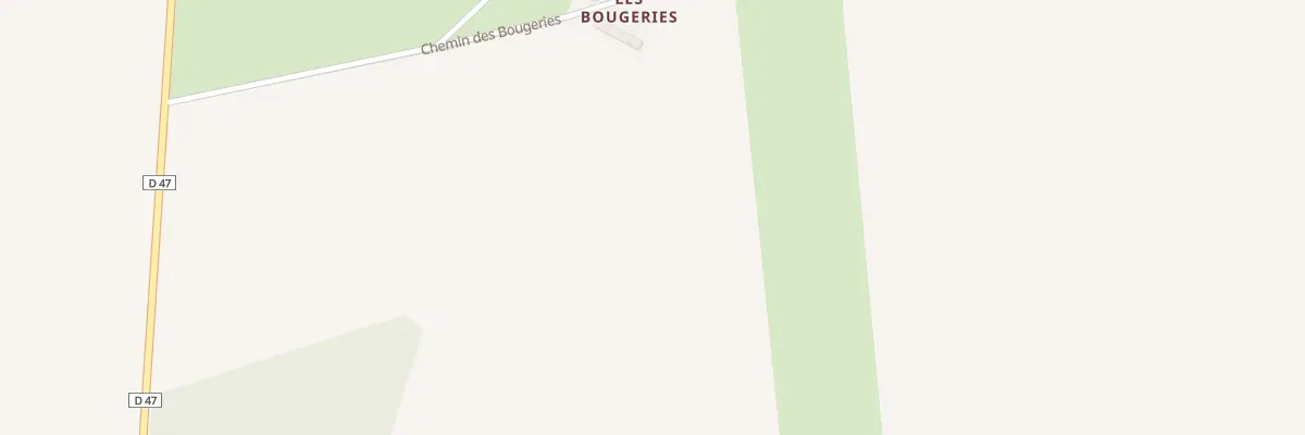 Plan du 1 Les Bougeries à La Ferrière