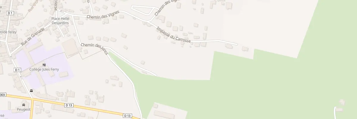 Plan du 29 Imp du Carrosse à Saint-Calais