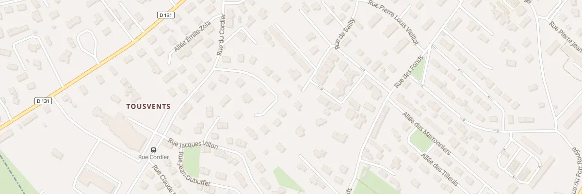 Plan du 11 Rue François Mauriac à Yvetot